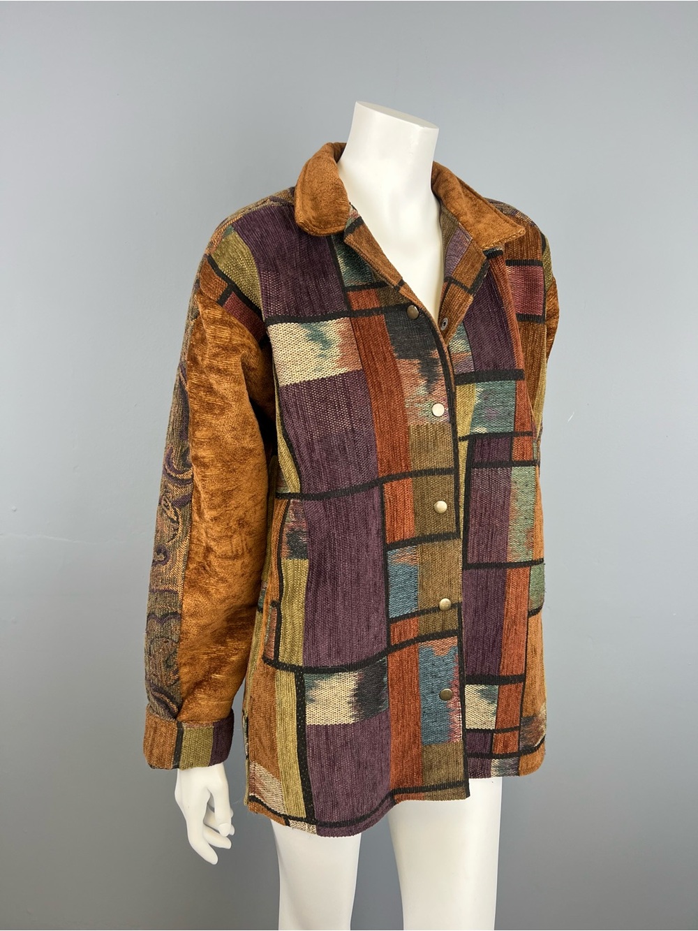 Vintage Villa Factory made in Canada Women's Jacket - Rustic Autumn Hues - Picture 5 of 10